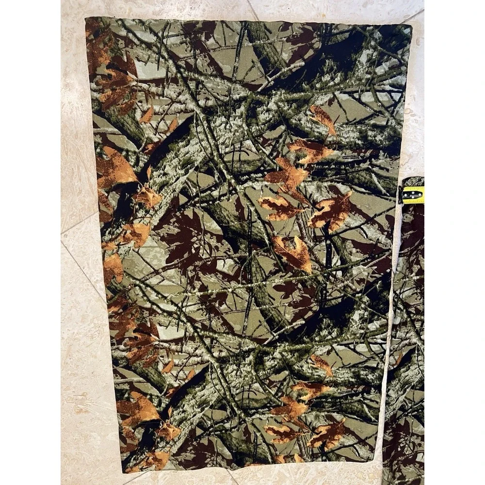 Mossy Oak Break-Up Camo Fabric Panels Set of 2 Hunting Print Cotton 19x30
